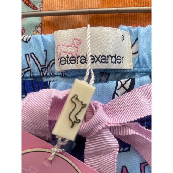 NWT Peter Alexander 100% Cotton Lightweight Blue Paris Eiffel Tower Pajama Pant - Picture 6 of 7